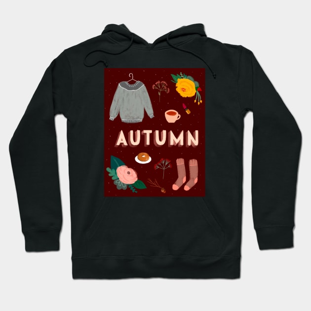 Autumn Hoodie by VictoriaBlackDesigns